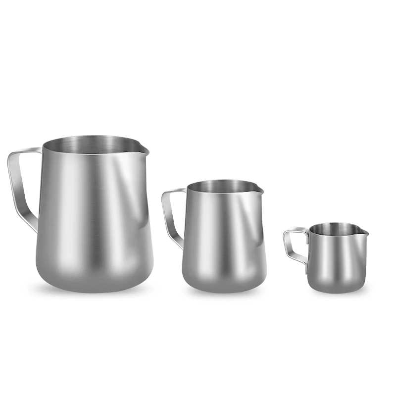 Barista Milk Jug - Professional สแตนเลสสตีลนม Frothing Pitcher 350 ml/550