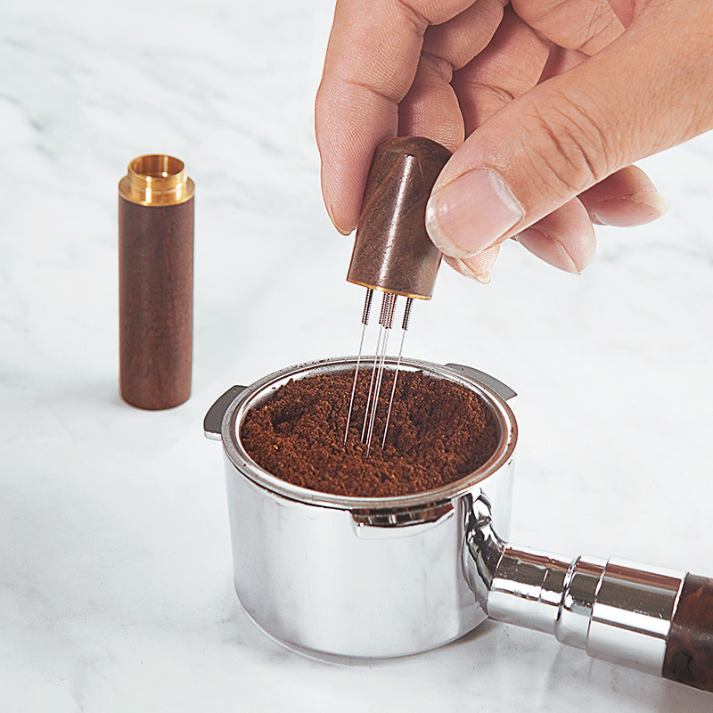 Coffee Tamper Leveler - กาแฟ Tamper เข็มสแตนเลส Espresso Powder Stirrer