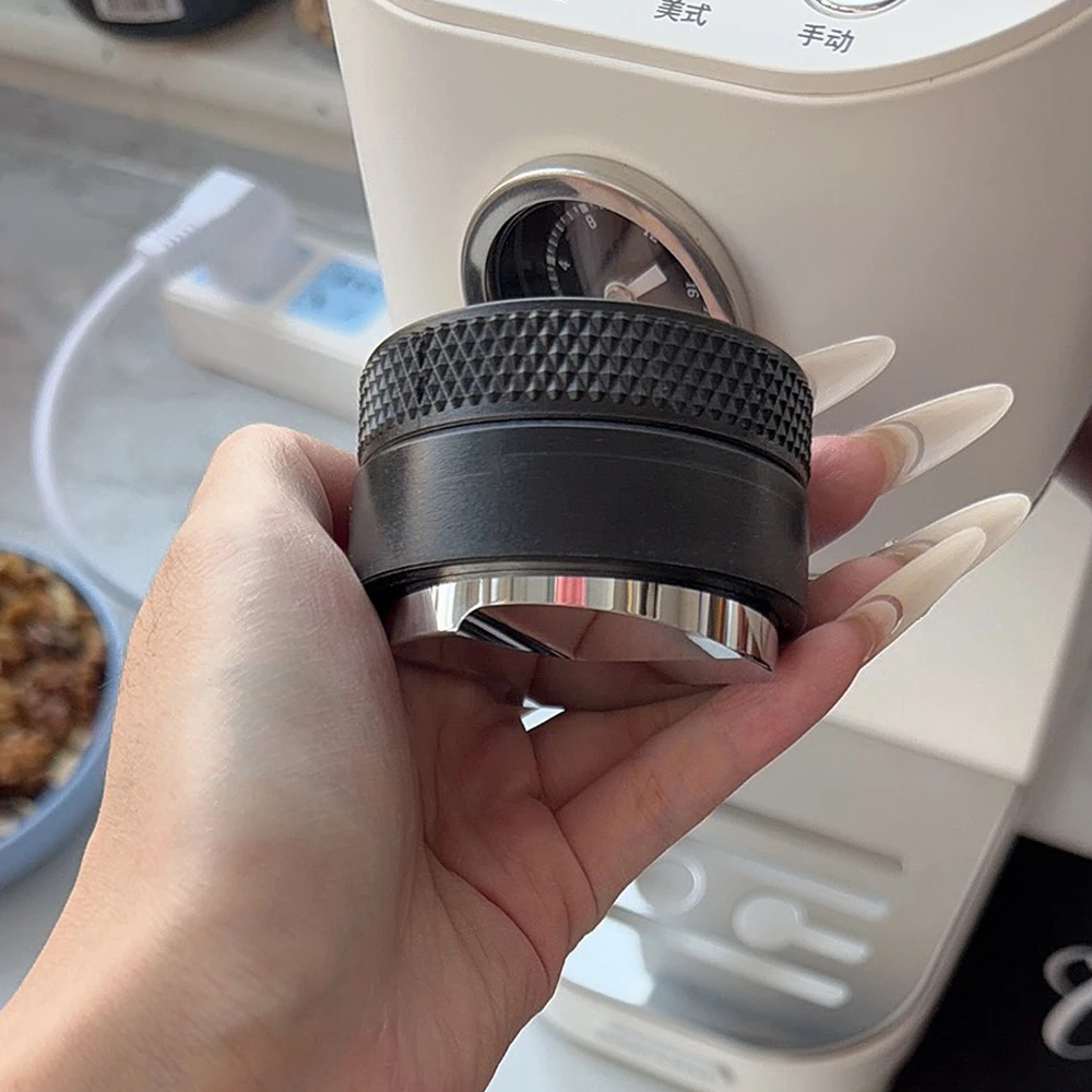 Coffee Tamper Leveler - เครื่องมือกระจาย/ปรับระดับผงกาแฟสำหรับเครื่องชงเอสเพรสโซ แบบ 3 ระดับปรับได้ ใช้กับก้านชงขนาด 51/53/58