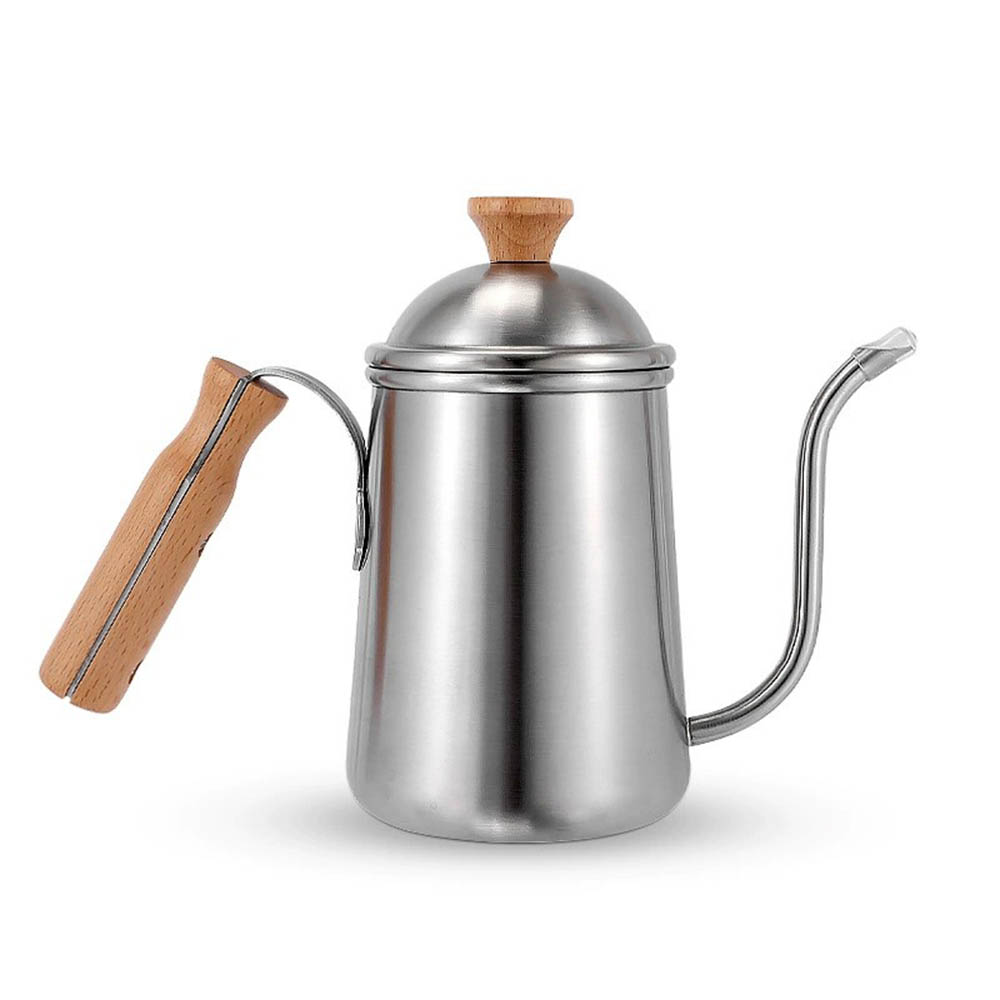 Coffee Tea Maker - เทกว่ากาต้มน้ํากาแฟคอห่านกาต้มน้ําชาสแตนเลส, เครื่องทํามือหม้อต้มถั่วเครื่องบดถ้วยกรองพับ