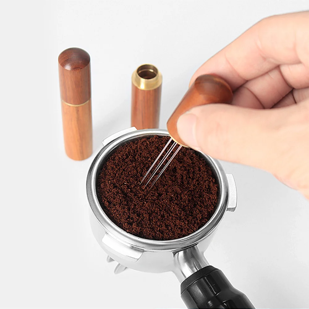 Coffee Tamper Leveler - ที่กดผงกาแฟสแตนเลส ที่คนผงเอสเพรสโซ ที่ปรับระดับผงกาแฟ อุปกรณ์สำหรับร้านกาแฟ อุปกรณ์คนกาแฟสำหรับบาริสต้า