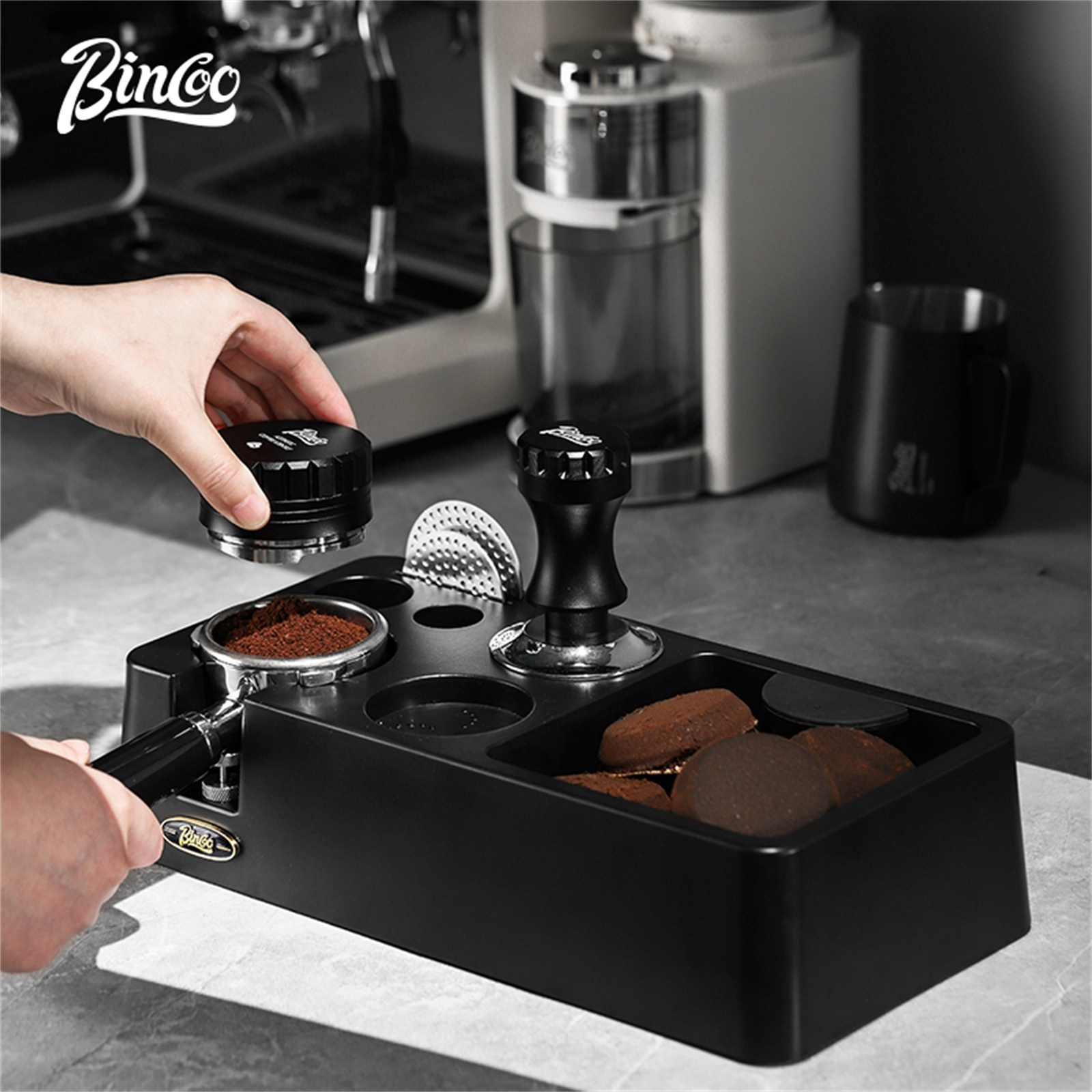 Bincoo กาแฟจําหน่าย 51/58 มม.ผ - Coffee Tamper Leveler บทวิจารณ์และราคา