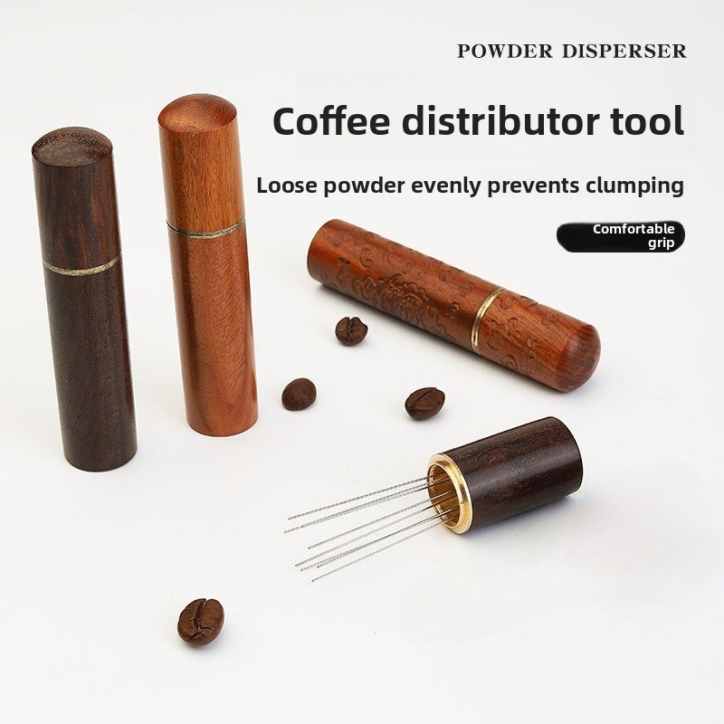 ที่กดผงกาแฟสแตนเลส ไม้ สำหรับเ - Coffee Tamper Leveler บทวิจารณ์และราคา