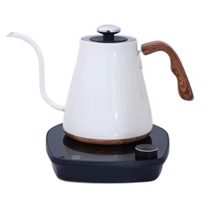 กาต้มน้ำไฟฟ้าลายไม้แบบคอห่าน พ - Coffee Tea Maker บทวิจารณ์และราคา