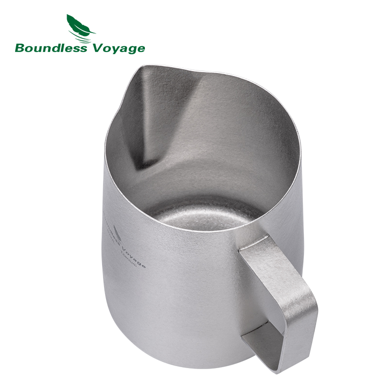 Boundless Voyage Titanium Milk - Barista Milk Jug บทวิจารณ์และราคา