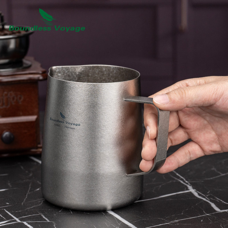 Boundless Voyage Titanium Milk - Barista Milk Jug บทวิจารณ์และราคา
