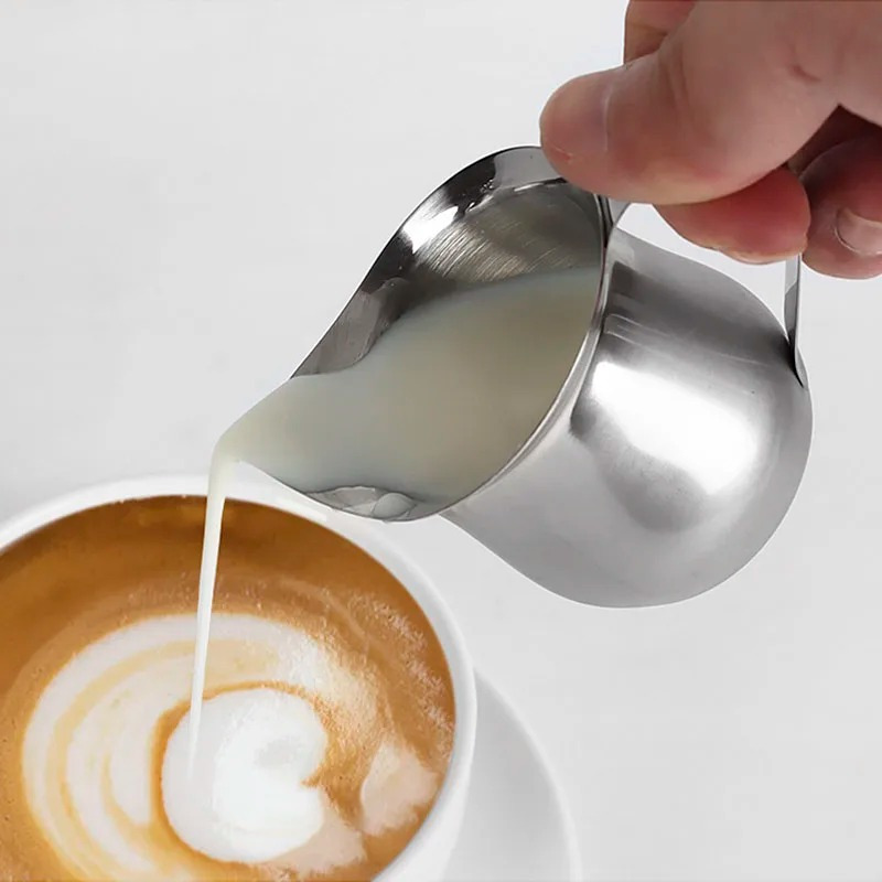 กาแฟนมFrothing Pitcherถ้วยสแตน - Barista Milk Jug บทวิจารณ์และราคา