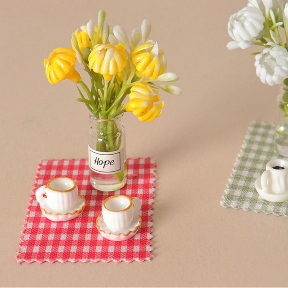 ของตกแต่งบ้านตุ๊กตาขนาด 1:12 ใ - Coffee Tea For Plants บทวิจารณ์และราคา