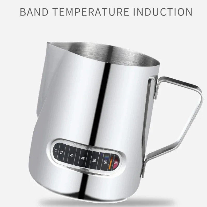 เหยือกตีฟองนมสแตนเลสขนาด 350 ม - Barista Milk Jug บทวิจารณ์และราคา