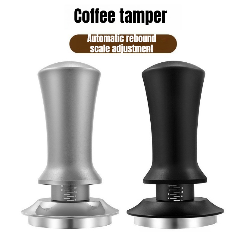 แทมเปอร์กาแฟสีดำขนาด 51/53/58  - Coffee Tamper Leveler บทวิจารณ์และราคา