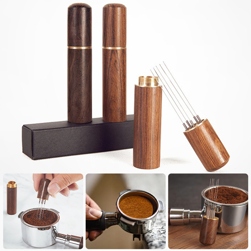 ที่กดกาแฟสแตนเลส 5/6 เข็ม เครื - Coffee Tamper Leveler บทวิจารณ์และราคา