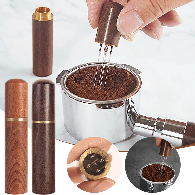 ที่กดกาแฟสแตนเลส 5/6 เข็ม เครื - Coffee Tamper Leveler บทวิจารณ์และราคา