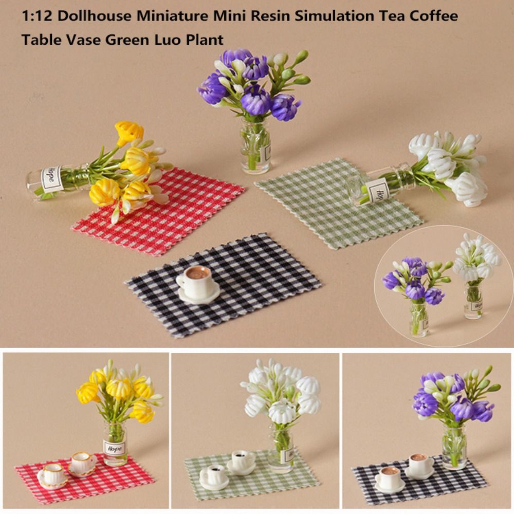 1:12 1:12 ของตกแต่งบ้านตุ๊กตา  - Coffee Tea For Plants บทวิจารณ์และราคา
