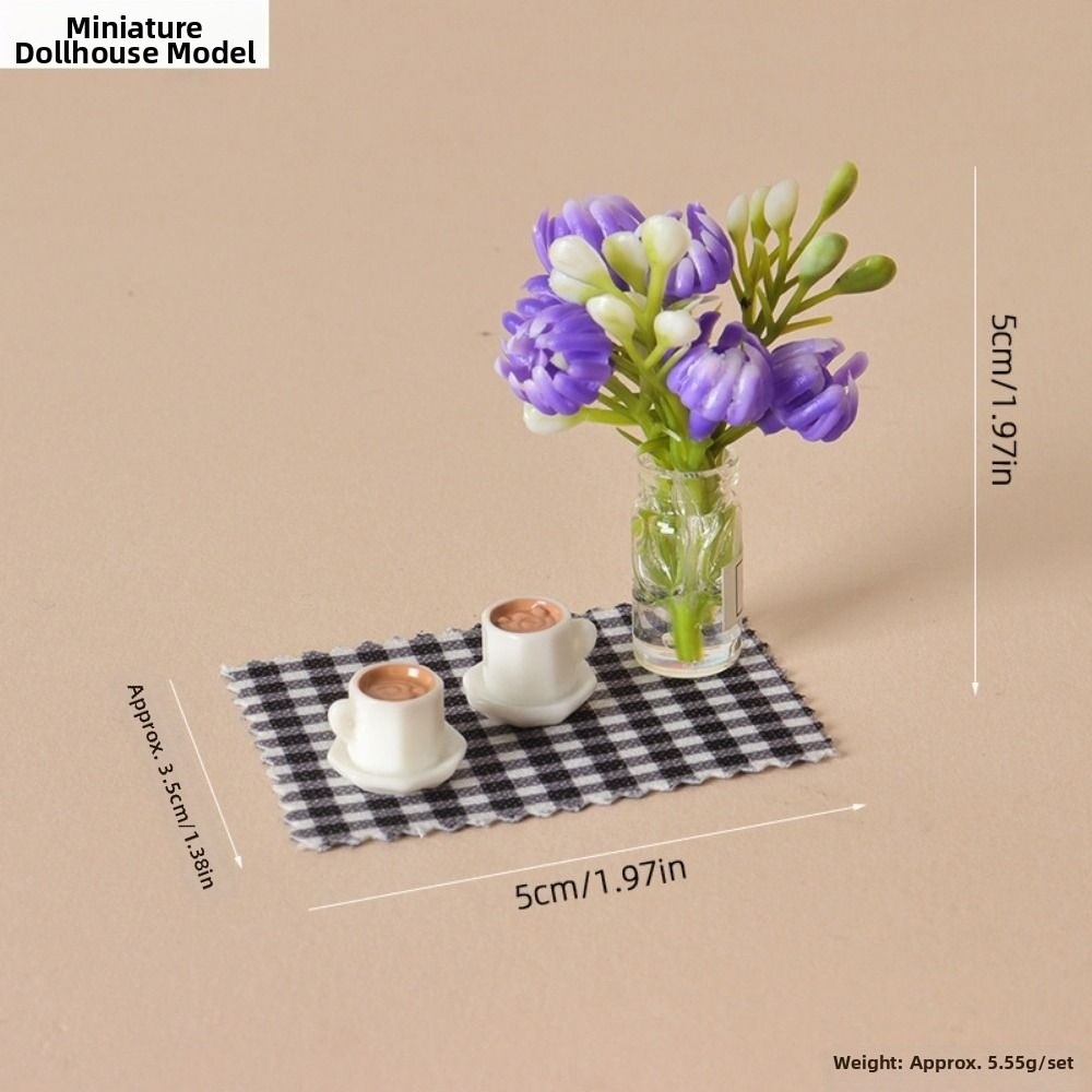 1:12 1:12 ของตกแต่งบ้านตุ๊กตา  - Coffee Tea For Plants บทวิจารณ์และราคา