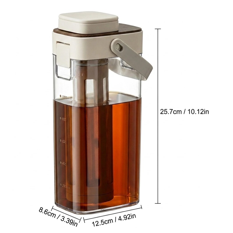 เหยือกชงกาแฟสกัดเย็นแบบปิดผนึก - Coffee Tea Maker บทวิจารณ์และราคา