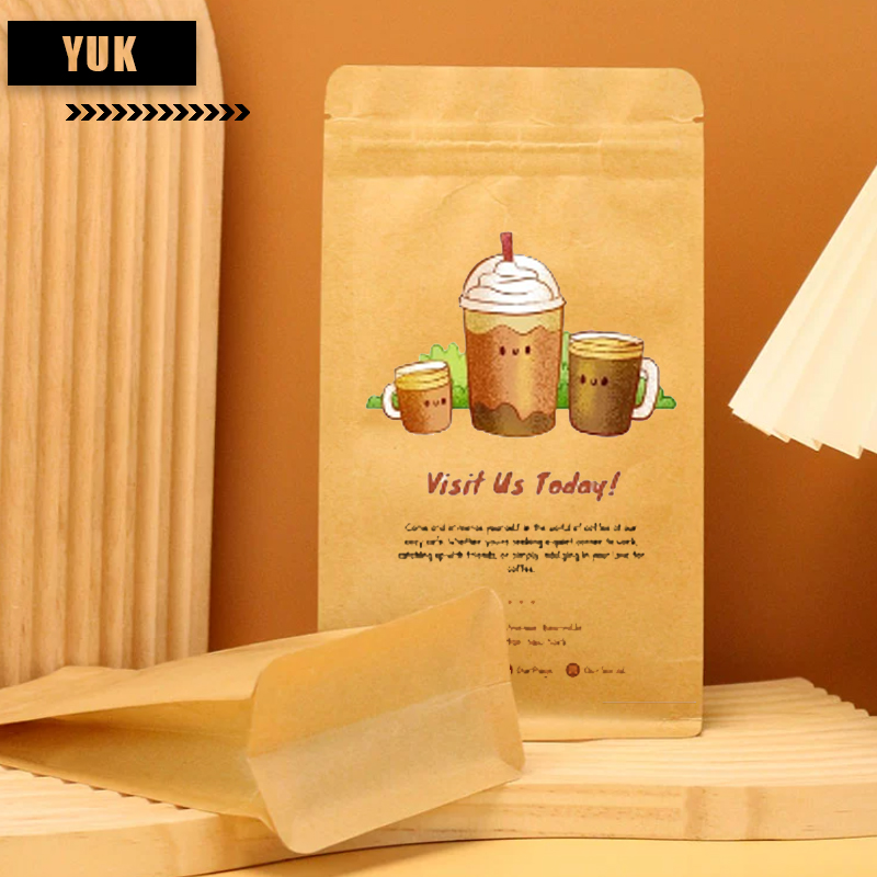ถุงบรรจุภัณฑ์อาหารแบบตั้งได้ 8 - Coffee Tea For Plants บทวิจารณ์และราคา