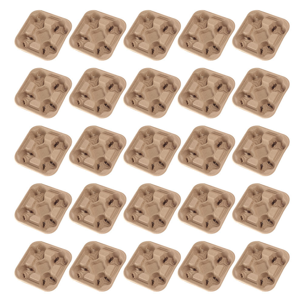 ถาดใส่แก้วกระดาษแบบสี่ช่อง 25  - Coffee Tea Cup บทวิจารณ์และราคา