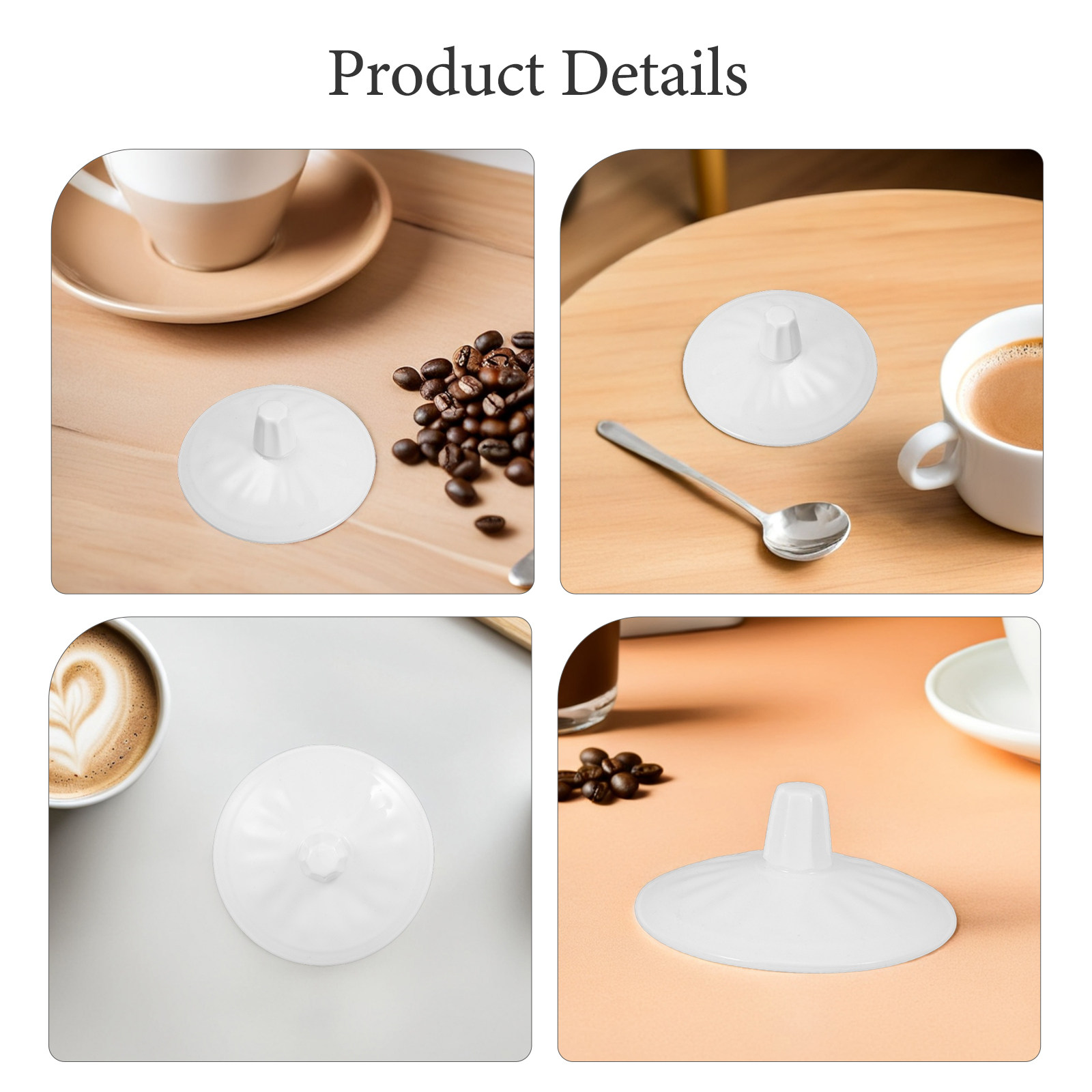 2 ชิ้น ฝาปิดแก้วพอร์ซเลน ฝาครอ - Coffee Tea Replacement บทวิจารณ์และราคา