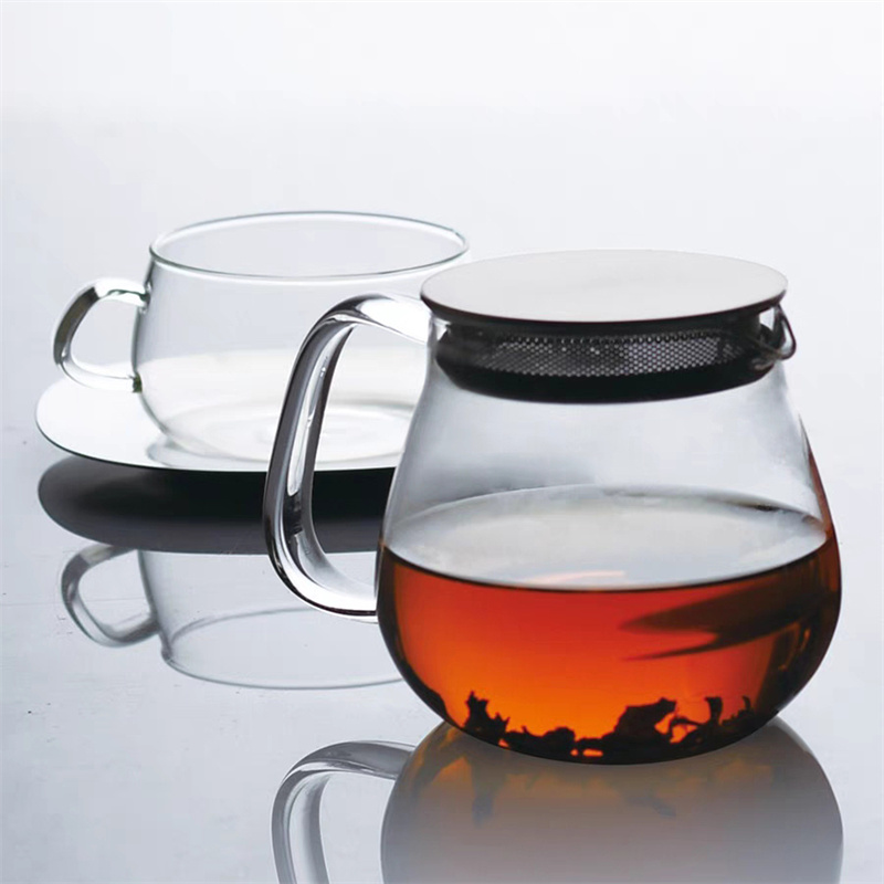 กาน้ำชาแก้วใสแบบญี่ปุ่นพร้อมฝา - Coffee Tea Replacement บทวิจารณ์และราคา