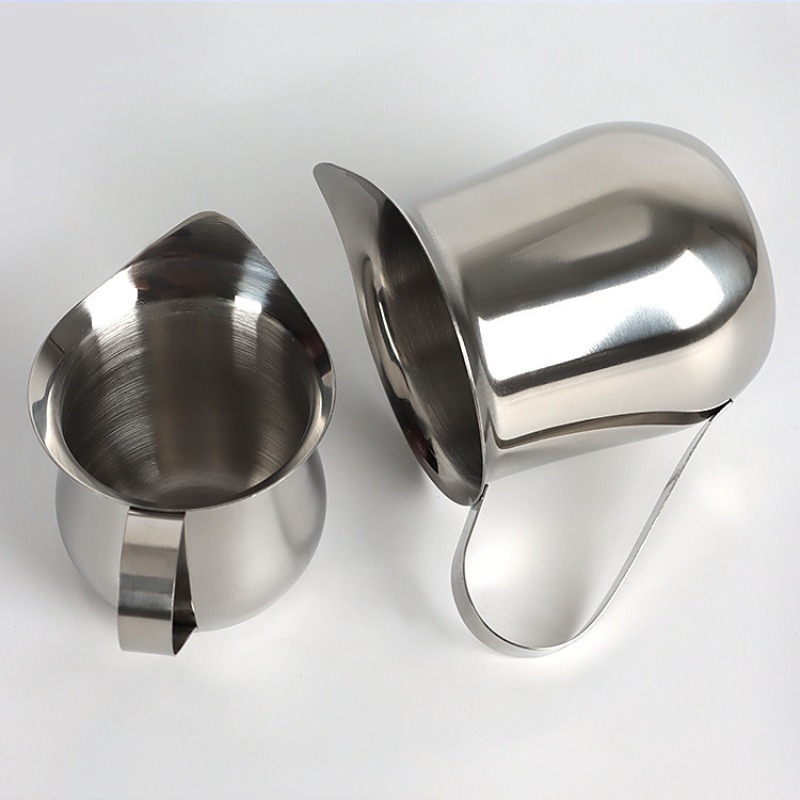 เหยือกตีฟองนมกาแฟแบบใหม่ ทำจาก - Barista Milk Jug บทวิจารณ์และราคา