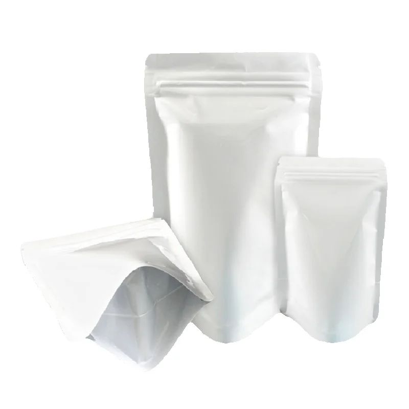 ถุงซิปล็อคฟอยล์อะลูมิเนียมสีขา - Coffee Tea And Cocoa บทวิจารณ์และราคา